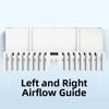 Adjustable Air Conditioner Windshield Universal Air Conditioner Outlet Baffle  for Home/Office