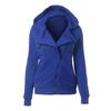 Women's Thermal Long Hoodie Zip Up Jacket Hooded Warm Coat Casual Jackets