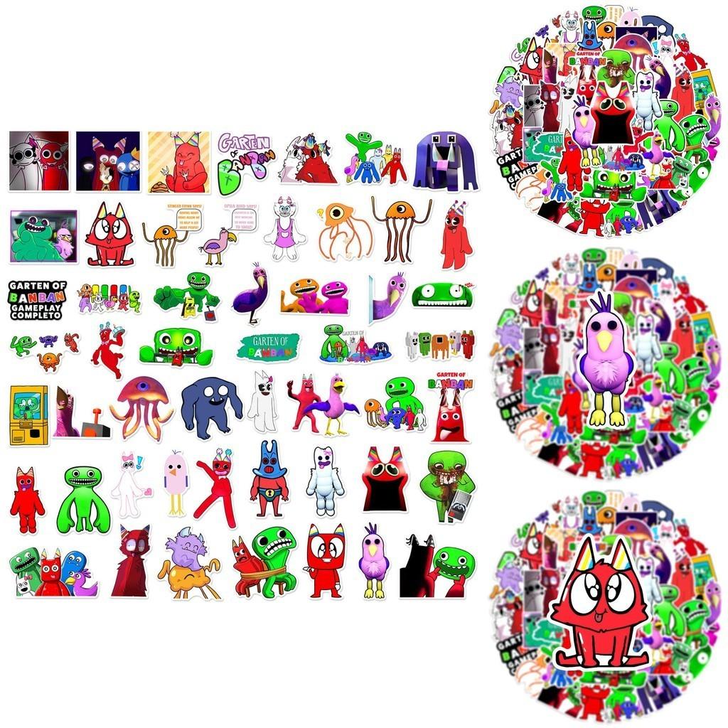 50pcs Garten Of Banban Stickers | Waterproof Reusable | Refrigerator Laptop Decor