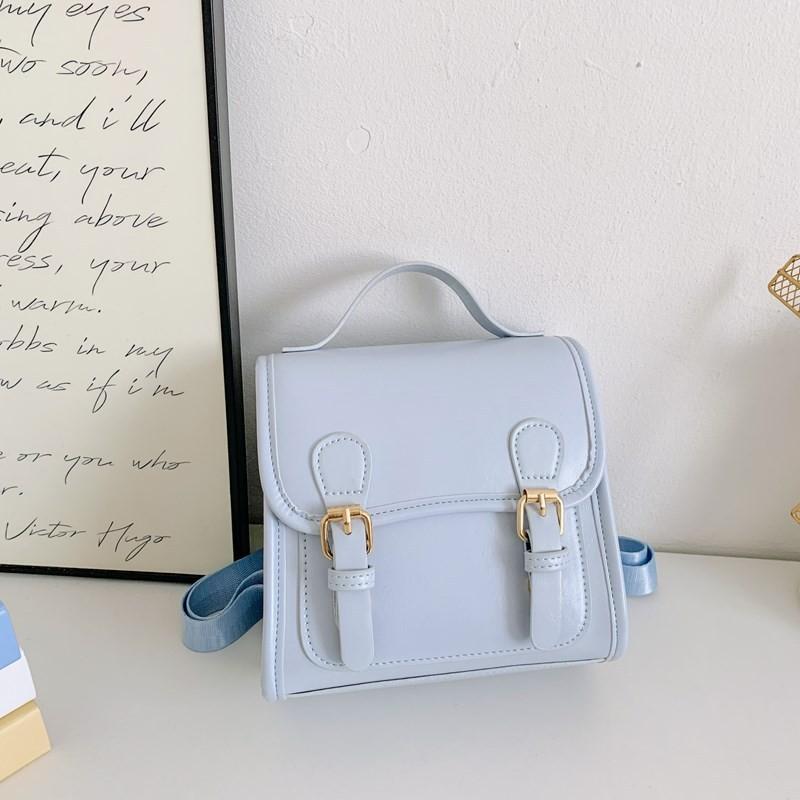 Однотонный рюкзак Детский повседневный школьный рюкзак Модный уличный подарок Мода