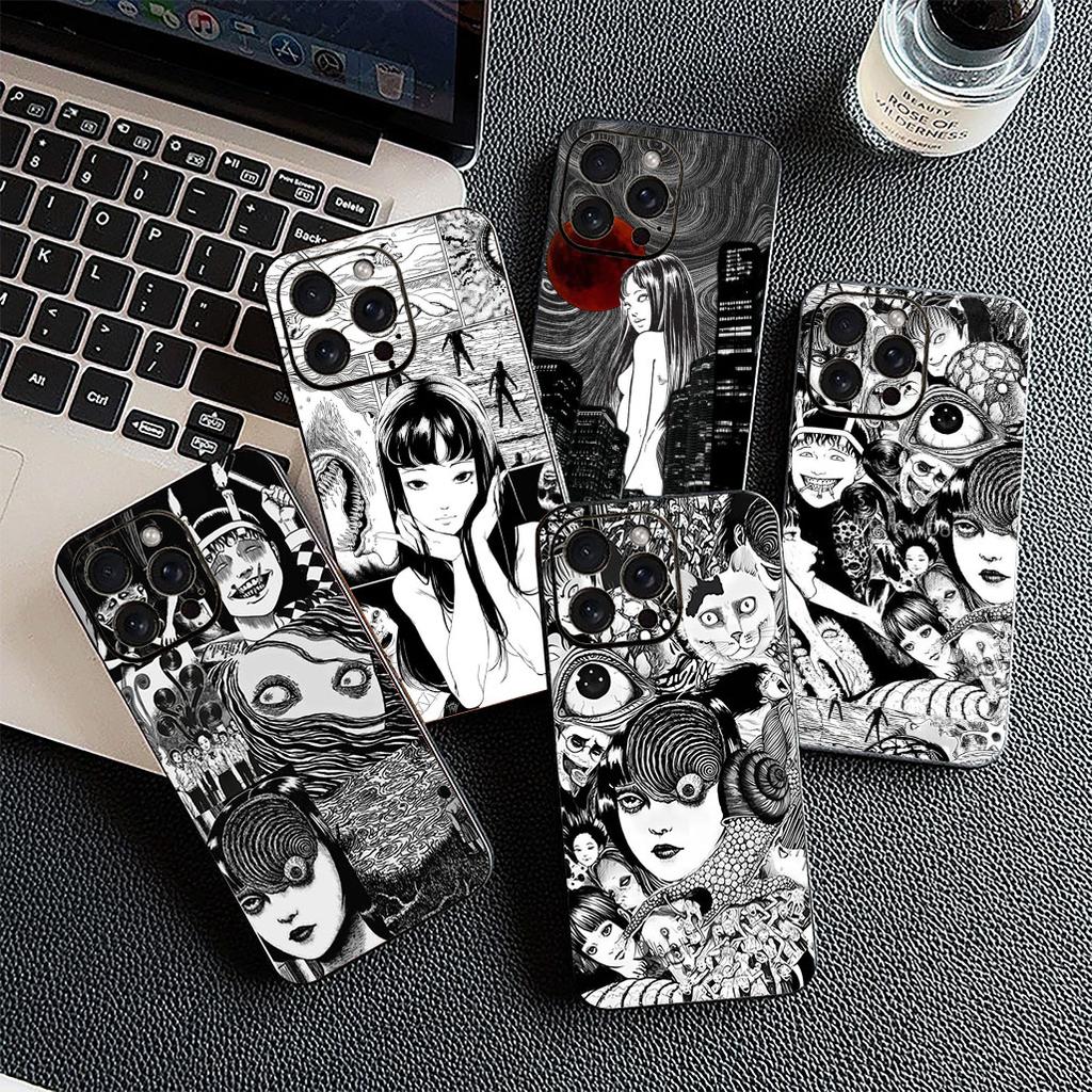 Cover for Xiaomi Redmi 15 15C A3 A4 A5 9A 9C NFC Note 9 8 9T 8T Pro Casing Silicone Phone Case Horror Junji Ito Tomie Cartoon