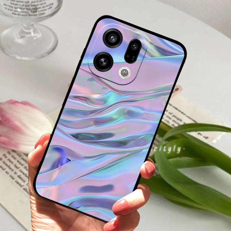 Чехол для Oppo Find X9 Pro X9 Мягкий Силиконовый TPU Чехол для OPPO Find X 9 FindX9 Pro Защита Камеры Оболочка Ударопрочный Бампер PLJ110