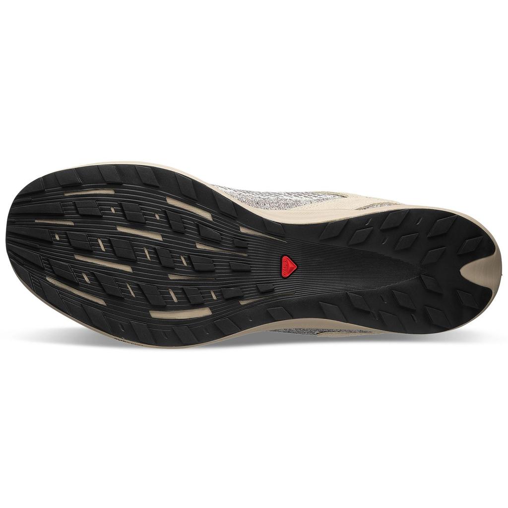 SALOMON Pulsar Prg Вязаные Удобные Функциональные Нескользящие Износостойкие Дышащие Кроссовки с Низким Верхом для Повседневной Носки Унисекс Серо-Коричневые 473007