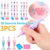 3 шт. Инструмент для 5D алмазной живописи в форме вазы, Креативное искусство алмазной живописи, Ручка для выкладки страз, Блестящая ручка для выкладки страз для рукоделия