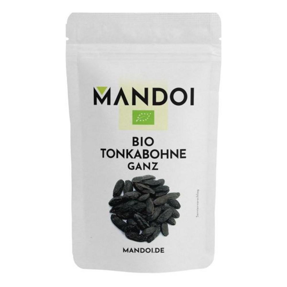 Mandoi Organic Tonka Bean Whole 10-Piece Set Brazilian Premium Gin Spice Mandoi Organic Tonka Bean Whole 10-Piece Set 18g