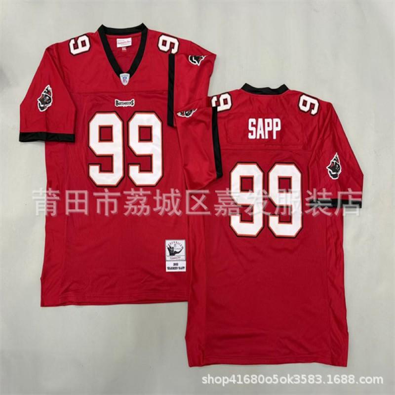 Tampa Bay Buccaneers Retro Football Jersey Mens Cotton Team Sport Uniform Fan Wear Fall