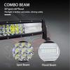 3-Row 22" 32" 42" 52" Curved LED Light Bar Offroad Led Bar Combo Beam Led Work Light Bar 12v 24v For 4x4 4WD SUV ATV Cars