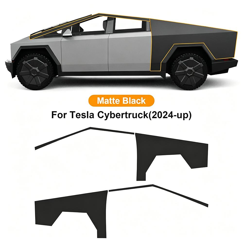 Защитная пленка для фар автомобиля из ТПУ для Tesla Cybertruck 2024 2025 2026 Транспортная и Тонированная Антицарапающая Автомобильные Внешние Аксессуары.