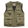 Outdoor MultiPocket QuickDrying Fishing Vest Men'S Thin Mountaineering Photography Waterproof Vest Large Size Sleeveless Vest