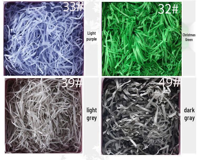 Raffia Shredded Paper Filler for Wedding Candy Boxes - Multiple Colors, 1kg