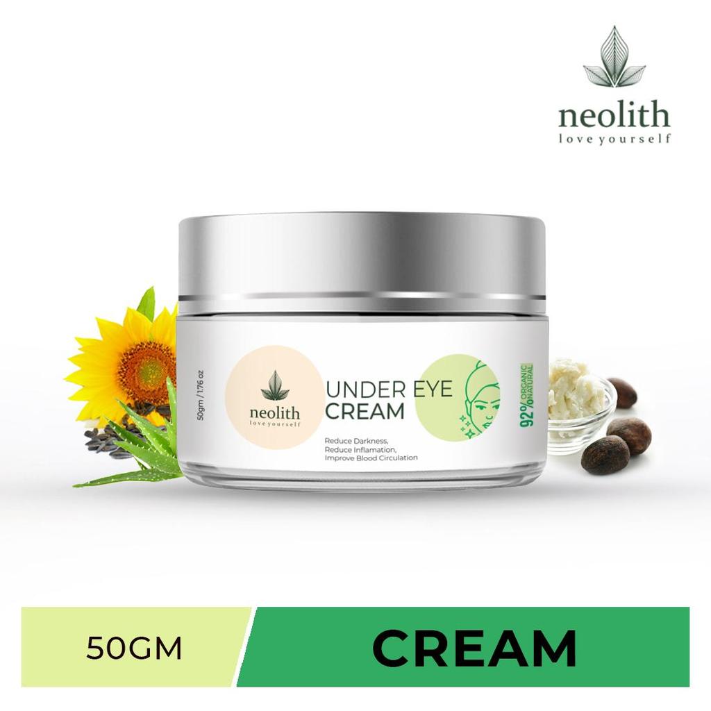 Neolith Under Eye Cream for Dark Circles, Wrinkles, Puffiness, Fatigue Eyes | Non-toxic, Firming, Moisturizing, Hydrating, Soothing