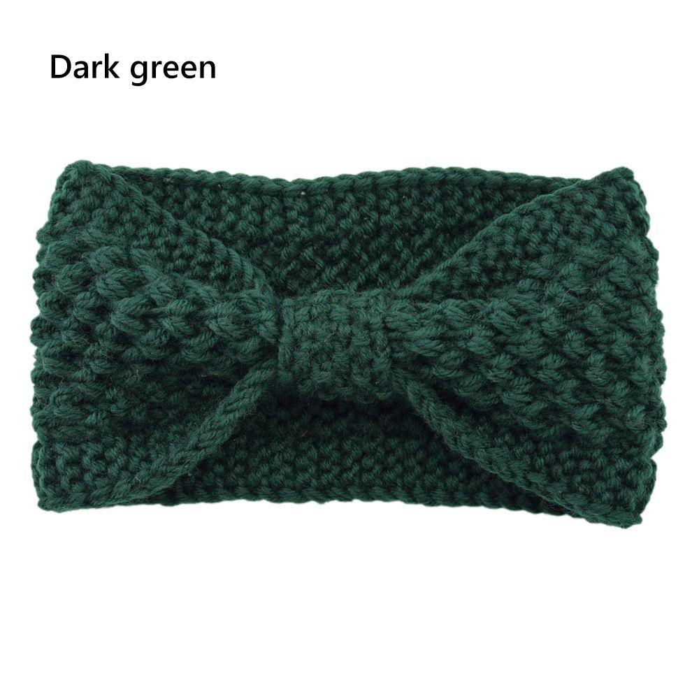 Аксессуары Эластичные повязки на голову для женщин Вязаные повязки на голову Повязка для ушей Крючком Грелка для ушей