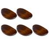Wooden Chopstick Set of Current Model J-kitchens Rests, Oval, 5, 5.2x3.2cm,