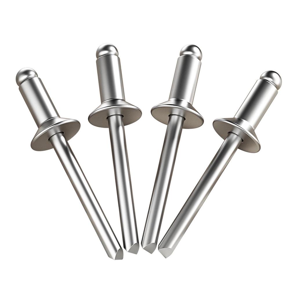 Aluminum Countersunk Open End Rivets GB12617 (Sizes: 2.4mm, 3mm, 3.2mm, 4mm, 5mm)