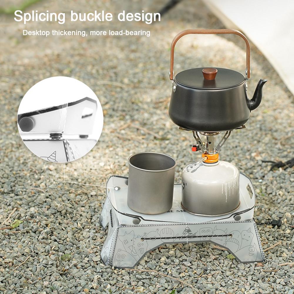 Складной походный стол Сверхлегкий уличный рыболовный стол Портативный мини-обеденный стол Многофункциональный для кемпинга, пеших походов