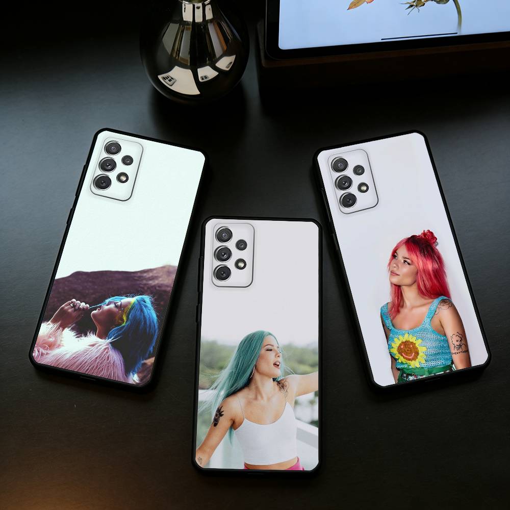 Чехол для телефона Beauty Singer H-Halsey из мягкого силикона, черный, для Samsung Galaxy A73, A72, A71, A70, A53, A52, A51