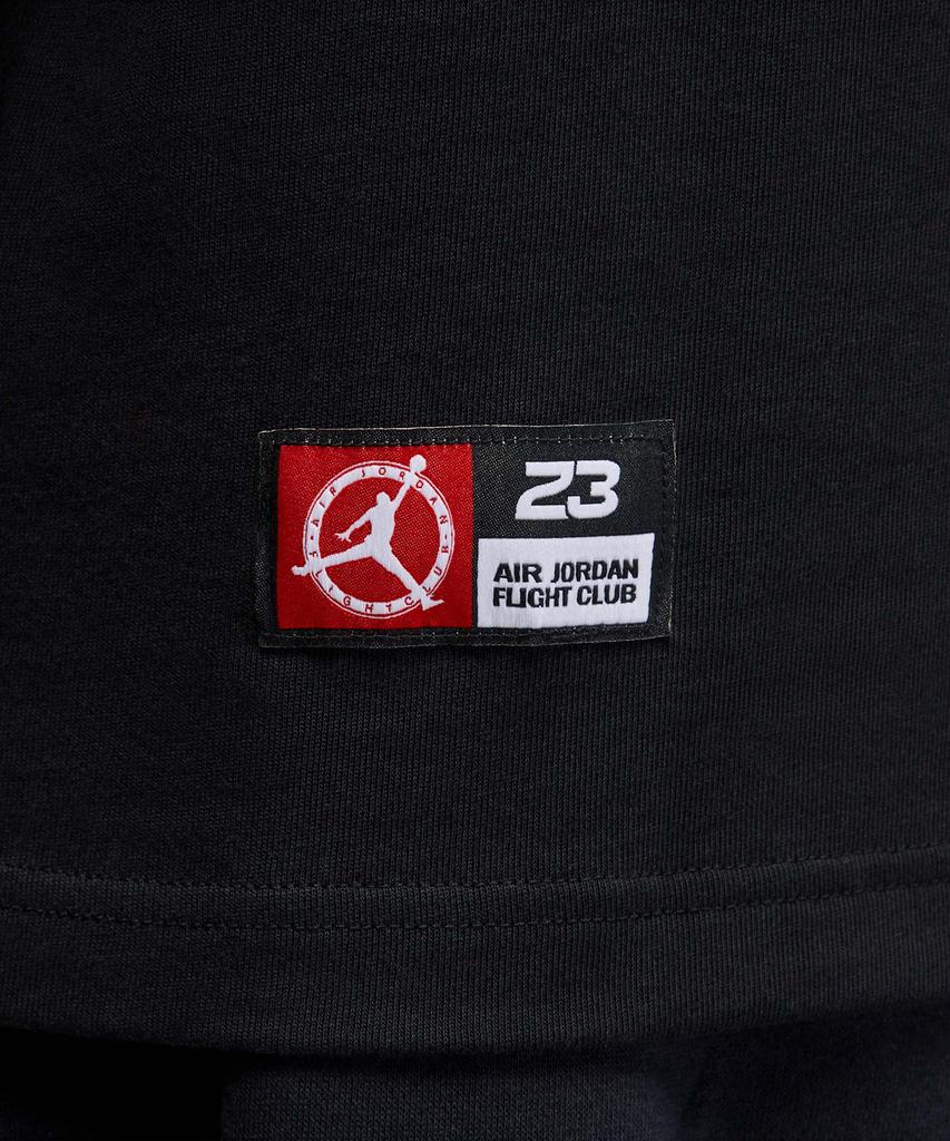 NIKE Jordan Flight Club Long Sleeve T-Shirt M - Black: University Red / If3010-010