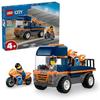 LEGO City Bike Transporter 60491 Toy Boys Girls Toys Birthday Present Blocks Educational 4 Years Old 5 6 Vehicle Car Miniature Children 88 Pieces