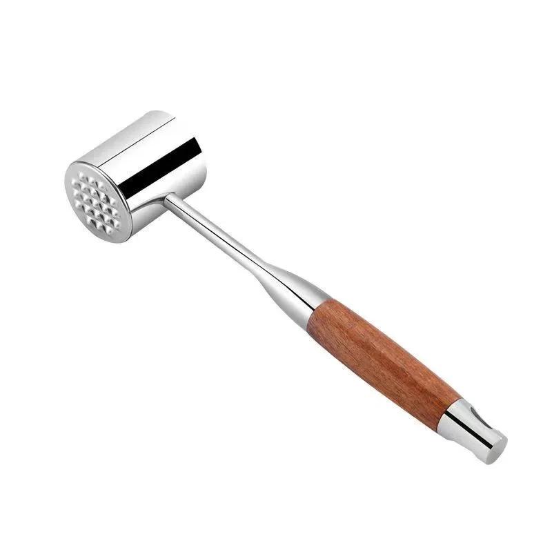 Hot Stainless Steel Meat Hammer Loose Meat Tenderizer Household Steak Pork Chicken Breast Meat Loosening Hammer Kitchen Tools