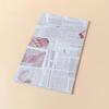 Маслостойкая бумага для упаковки продуктов и деликатесов в американском стиле с газетным принтом, 500 листов