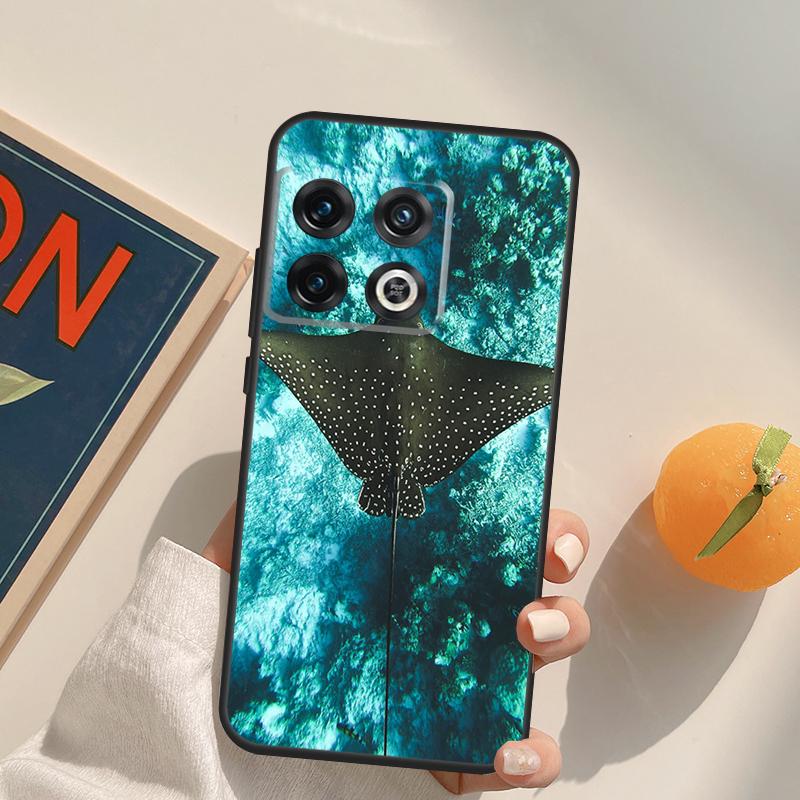 Чехол Animal Manta Ray для OnePlus 13R 12R 10R 13T 10T 11 12 13 15 OnePlus Nord 5 CE 2 3 4 Lite N20 N30