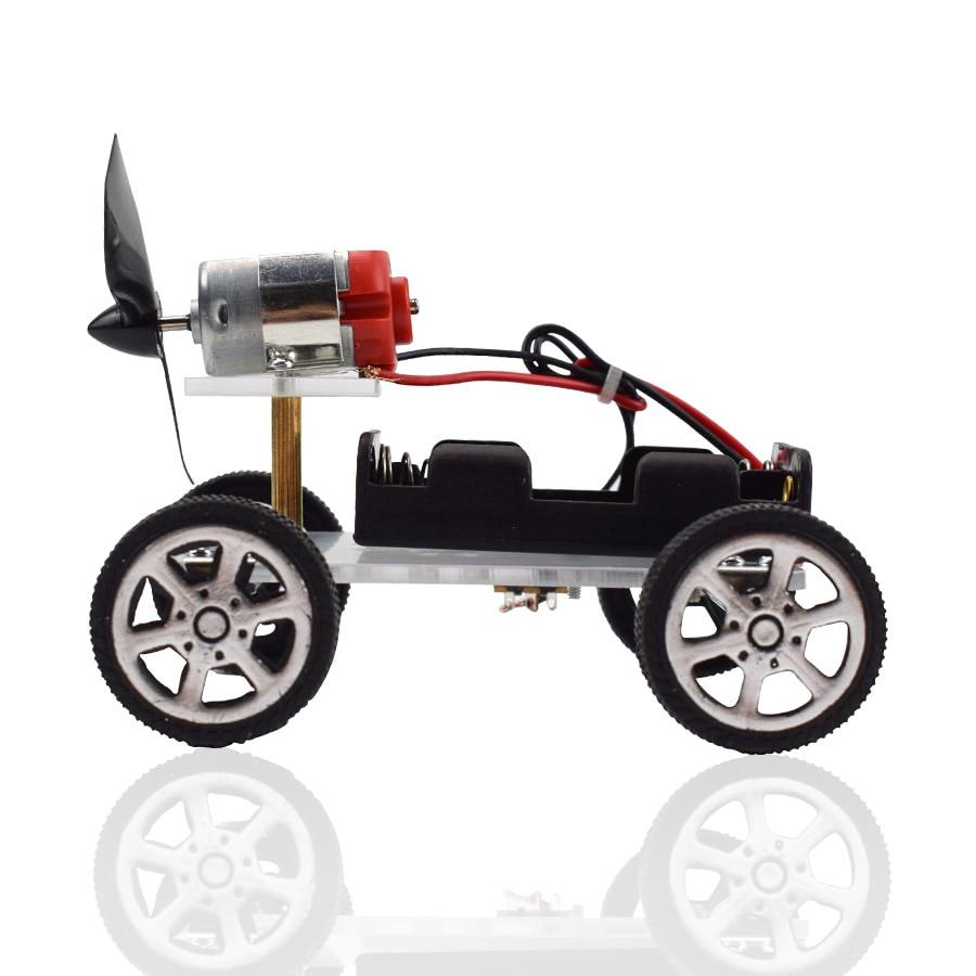 DIY Электронный силовой автомобиль Технология Научный Экспериментальный Набор Обучающая Физика Игрушка STEM Набор Развивающие Игрушки для Детей