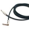 Guitar Shield Cable, SL Type, 1m/3m/5m Length, 6.35mm S-L Type Plug, Guitar/Bass Shielded Cable, 6.5mm, Heavy-Duty Nylon Braided, Break-Resistant, Com