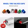 4Pcs Car Valve Caps Wheel Tires Air Tyre Stem Protective Cover For Ford Focus Kuga Mk3 Mondeo Max Fusion Ranger Mustang Explorer