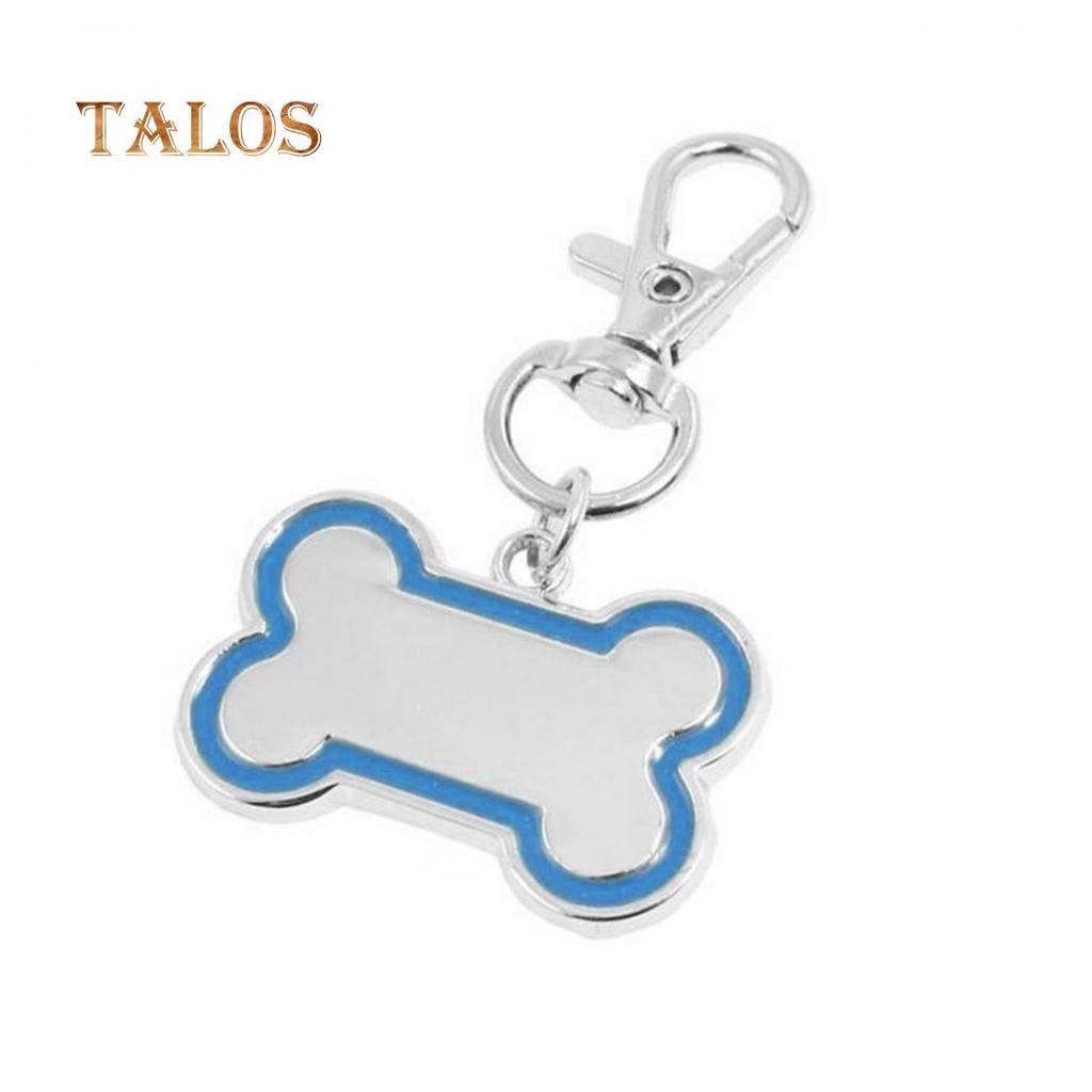 Форма кости, пустое имя телефона, идентификационная бирка для домашнего животного, выгравированный шейный воротник, поводок, подвеска для собак и кошек