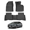 Virauto 3D Floor Mats for Toyota New Prius 60 Series 2023 TPE and Custom Protective Mats (MXWH60/MXWH65) (January - Present) - Material, Waterproof,