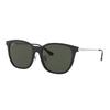 RayBan UV Protection Polarized Injection Molded Square Sunglasses Unisex Black