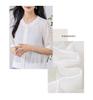 3D Relief Mulberry Silk Short-Sleeved Top