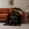 Jazz Night Trumpet Art Blanket for all seasons blanket lunch break throw gift