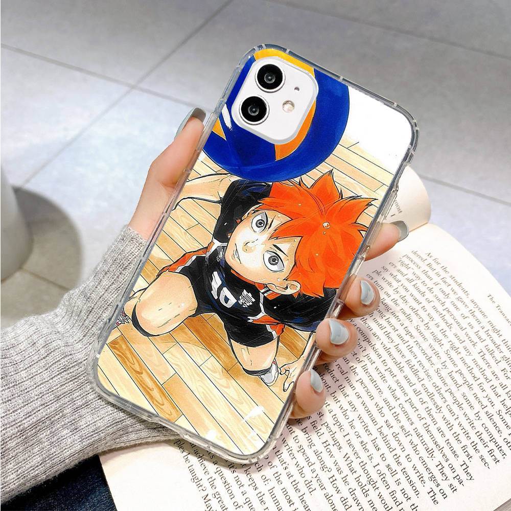 Чехол для Samsung A04 A14 A23 A34 A54 M23 M33 M52 M53 Realme 10 9 C30S C35 C55 VIVO Y02S Y21 Y51 X80 Pro Прозрачный чехол WI92 Haikyuu