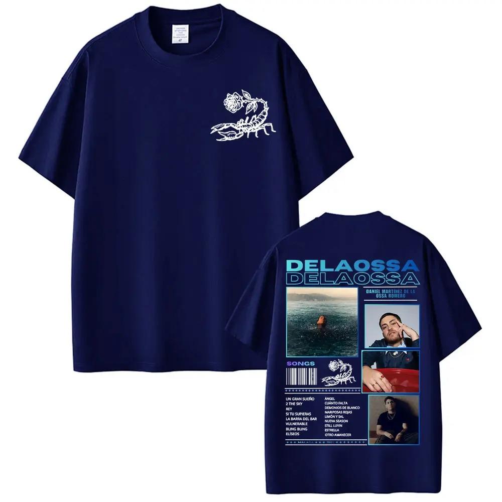 Rapper Delaossa Veneno 2026 New Album Tour TShirt Men Trendy Hip Hop Punk 100 Cotton Casual Oversized Women And Men Tshirt