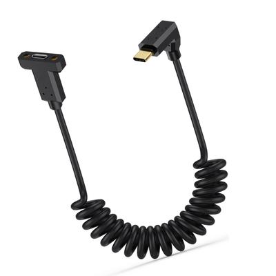 USB5 Type C Подпружиненный Кабель 240 Вт PD3 1 Зарядка 80 Гбит/с Передача Двойной 8K 16K Дисплей