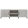 TV Stand Concrete Grey 150 x 30 x 50 cm Particleboard