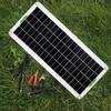 30W Polycrystal Solar Panel Flexible Solar Panel For Camping Car Traveling Outdoor Emergency Power