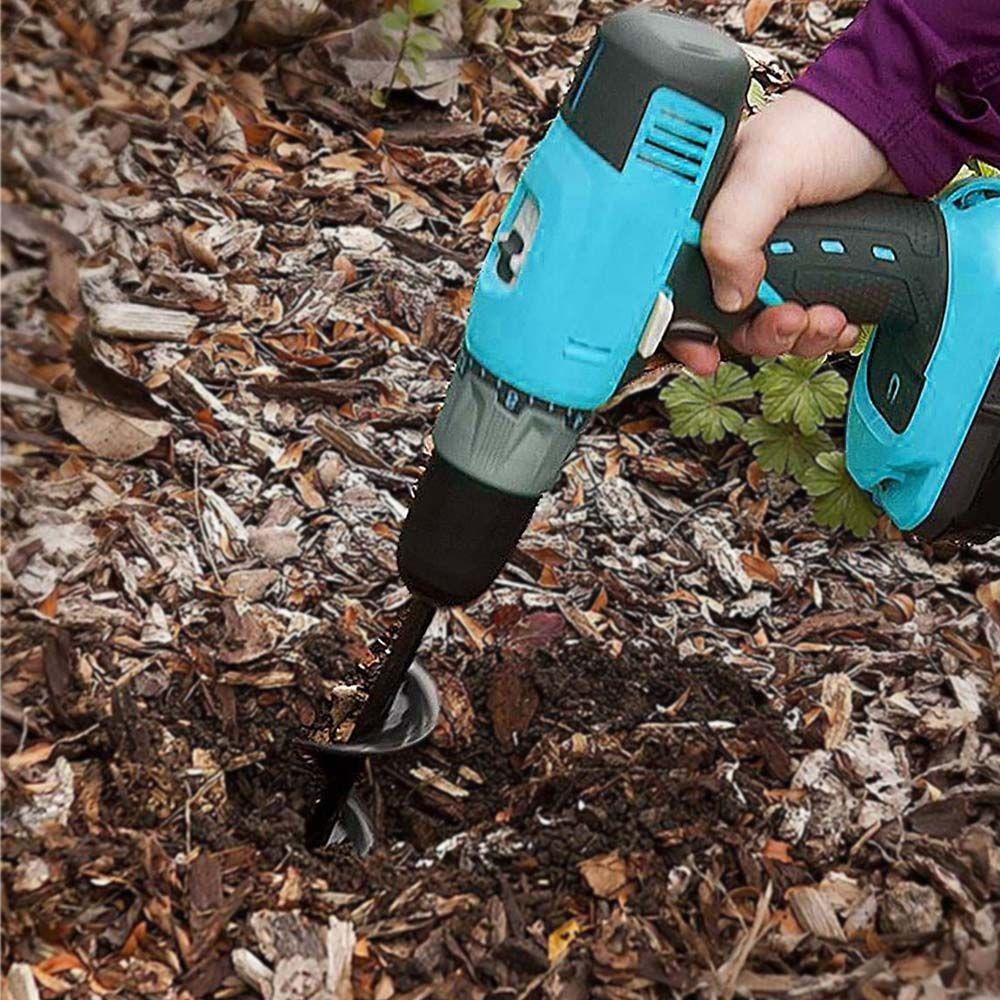 Принадлежности Сажалка Цветок Земля Бур Цветочная Сажалка Копающий Спиральное Сверло Грунтовое Сверло Шнек