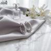 Effie Queen Серьги-кольца из стерлингового серебра 925 пробы с 14-каратным золотым покрытием и круглыми цирконами. Простые украшения для женщин. Свадебная вечеринка, банкет, подарок SE393
