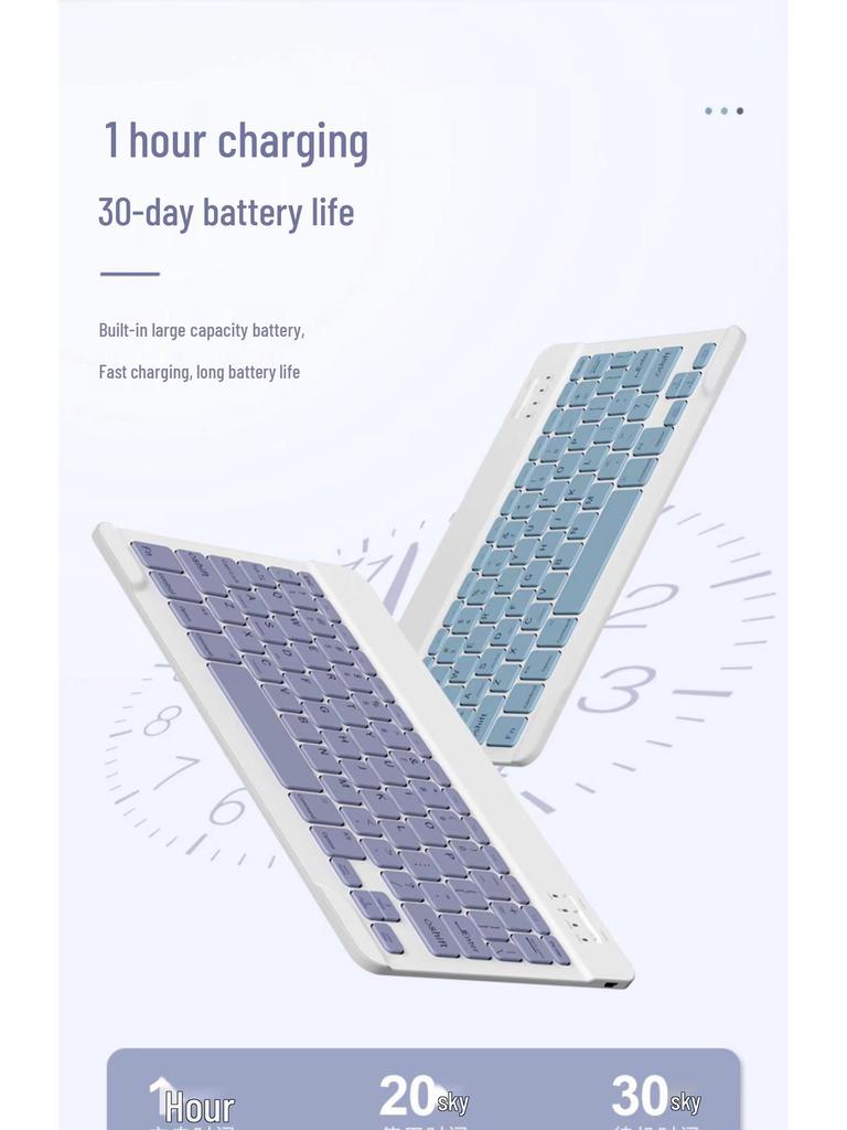 Huawei Honor Enjoy SE Tablet Case with Pen Slot & Bluetooth Keyboard for MatePad Pro 11/10.8