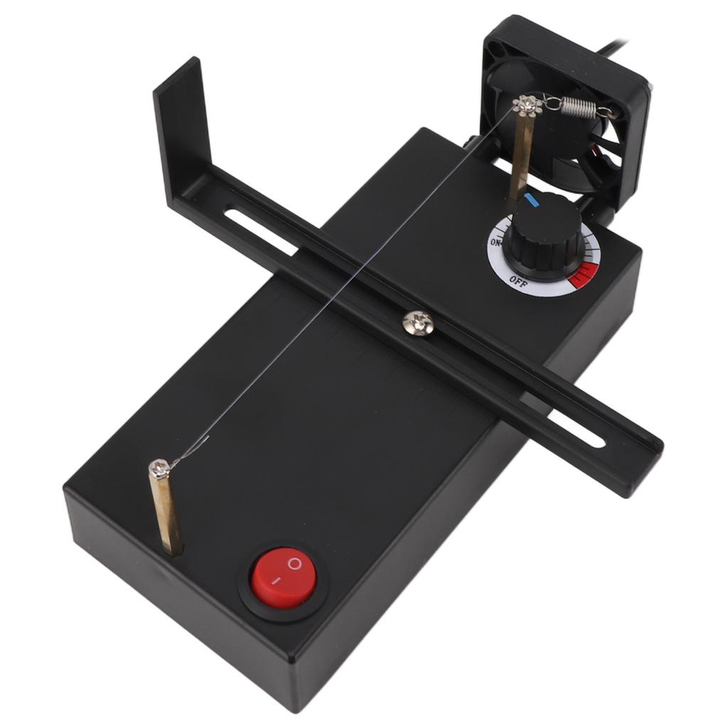 Небольшая машина для горячей резки, универсальная портативная электрическая машина для терморезки веревочной ленты с вентилятором