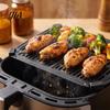 Air Fryer Grill Insert Rack Replacement for Holstein Housewares Dual Basket 4.4QT, Carbon Kitchen Cooking Gadgets Steel Non-Stick Crisper Plate
