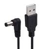 Кабель питания USB на DC5.5x2.5, кабель-преобразователь для зарядки USB на DC5.5x2.1mm для динамиков, маршрутизаторов, мониторов