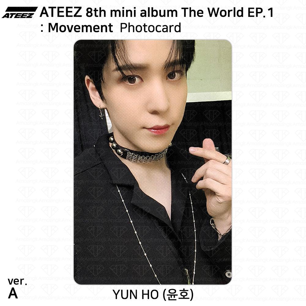 ATEEZ 8-й мини-альбом The World EP.1 : Официальное удостоверение личности движения Фотокарта КПОП