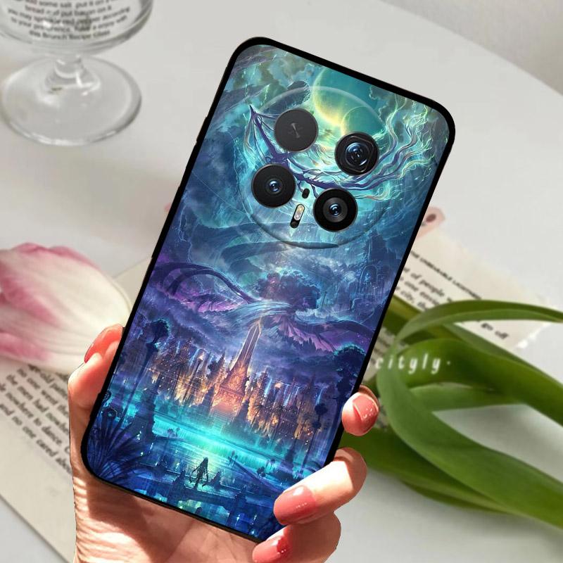 Ударопрочный чехол Funda для Honor Magic 8 Pro Magic8 Чехол BKQ-AN10 BKQ-AN00 Мягкий силиконовый TPU Защитная крышка для Magic 8Pro Magic8Pro