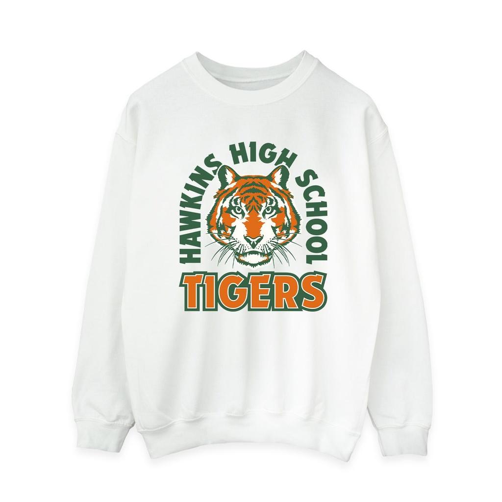 Netflix Womens/Ladies Stranger Things Hawkins Arch Tiger Sweatshirt