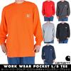 CARHARTT WORK WEAR POCKET TEE Long Sleeve K126 Heather (Carhartt) / L/S T-shirt (L, Gray) [Item]