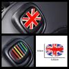 Юнион Джек Авто Ручка Спинки Сиденья 3D Наклейка Эпоксидная Декоративная Наклейка Защитная Пленка Для Cooper One F56 Аксессуары