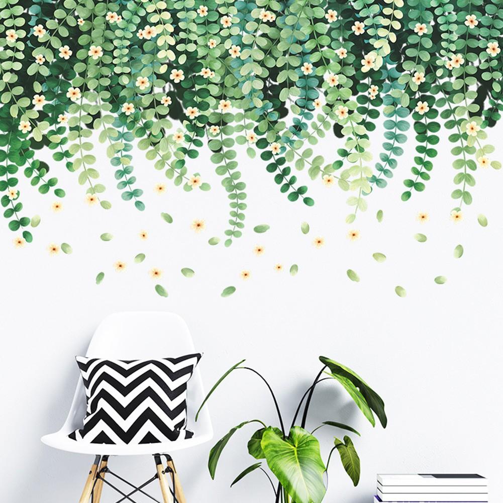 Наклейки на стену, самоклеящиеся маленькие наклейки со свежими лозами